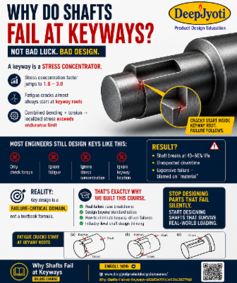 Parallel Key Engineering Drawing Why Shafts Fail at Keyways – Complete Parallel Key Design for Machine ...